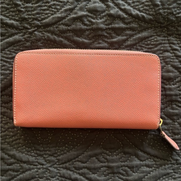 Coach Pink Leather Women's Wallet - Picture 3 of 7